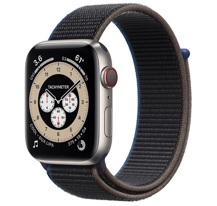 Apple Watch 6 チタニウム(チタン)44mm Edition グレイ系