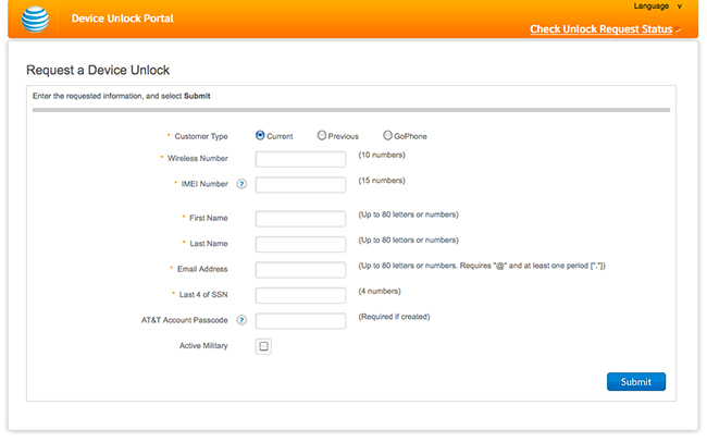 How to SIM Unlock your AT&T phone